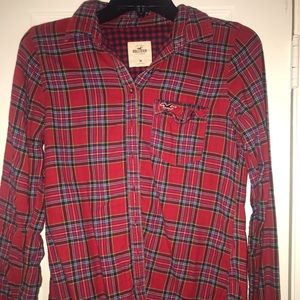 Hollister plaid flannel